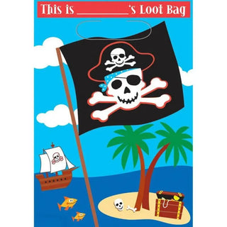 Pirate Loot Bags - 8 Pkt