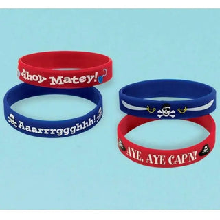 Amscan | Pirate Silicone Bracelets | Pirate Party Theme & Supplies