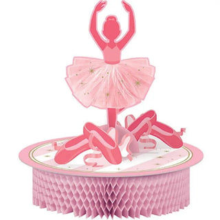 Amscan | Twinkle Toes Honeycomb Centrepiece | Ballet Party Theme & Supplies