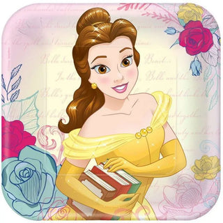Amscan | Beauty and the Beast Plates - Dinner | Princess Party Theme & Supplies