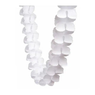 Five Star Honeycomb Garland - White