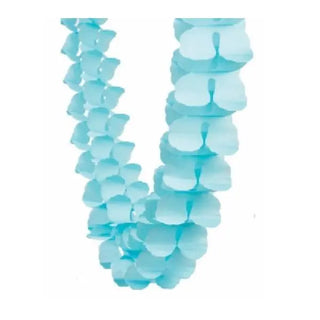 Five Star Honeycomb Garland - Pastel Blue