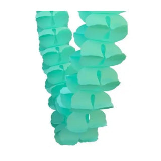 Five Star Honeycomb Garland - Mint Green