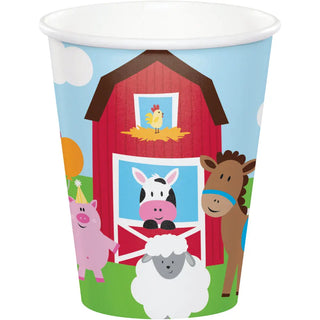 Farmhouse Fun Cups - 8 Pkt