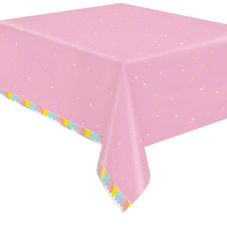 Pastel Stars Tablecover | Pastel Party Supplies NZ