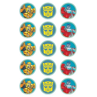 Transformers Edible Cupcake Images | Transformers Party Theme & Supplies