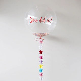 POP Balloons | personalised you did it! bubble balloon | balloon party supplies NZ
