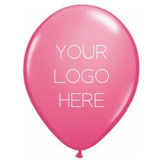 Custom Printed 11" Latex Balloons - Two Sides - Pack of 100