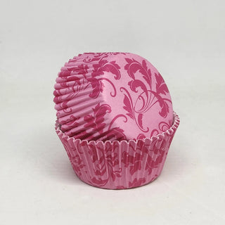Unknown | Pink Damask Cupcake Papers - 25 Pack | Pink Party Supplies NZ