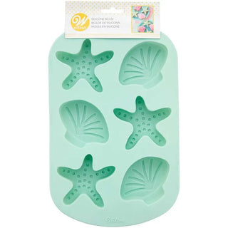 Wilton | Starfish & Sea Shell Silicone Mould | Under the Sea Party Supplies NZ