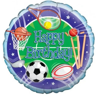 Amscan | happy birthday sports balloons | sports party supplies 