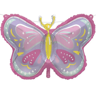Sims | giant butterfly supershape foil balloon | butterfly party supplies