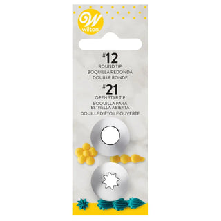 Wilton #12 & #21 Tip Set