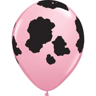 Pink Cow Print Balloon | Farm Party Supplies NZ