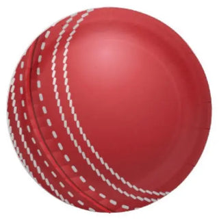 Amscan | Howzat! Cricket Ball Plates - Dinner | Cricket Party Theme & Supplies