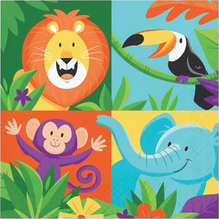 Jungle Safari Napkins - Lunch | Jungle Safari Party Theme & Supplies | Creative Converting