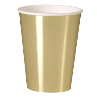 Metallic Gold Cups | Gold Party Supplies NZ