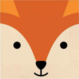 Fox Face Napkins | Woodland Party Supplies
