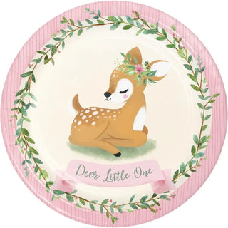 Deer Little One Plates | Deer Little One Party Supplies