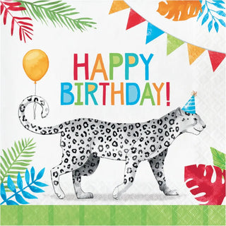 Party Animals Napkins | Safari Animal Party Supplies
