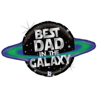 Best Dad in the Galaxy SuperShape Foil Balloon | Father's Day Gifts NZ