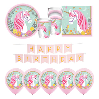 Unicorn Party Essentials for 8 - SAVE 14%