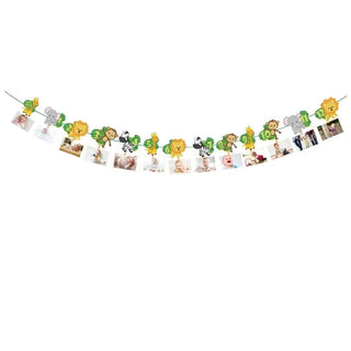 Jungle Safari 1st Birthday Photo Banner | The Studio Workshop