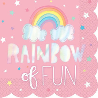Magical Rainbow Napkins | Rainbow Party Supplies