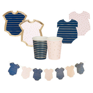 Ginger Ray Gender Reveal Party Essentials - 33 Pieces - SAVE 35%