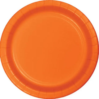 Orange Paper Plates | Orange Party Supplies NZ