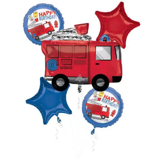 First Responders Foil Balloon Bouquet | Firefighter Party Supplies NZ