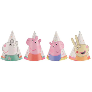 Peppa Pig Mini Party Hats | Peppa Pig Party Supplies