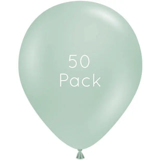 43cm Empower Mint Giant Balloons - 50 Pkt
