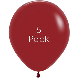 Sempertex | 45cm Merlot Giant Balloons 6 Pack