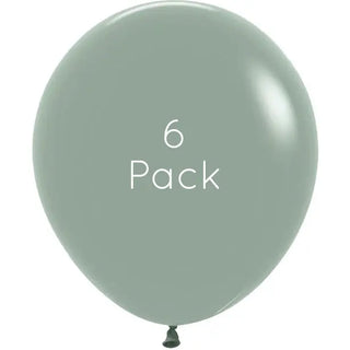 45cm Pastel Dusk Laurel Green Giant Balloons | Sage Green Party Supplies NZ