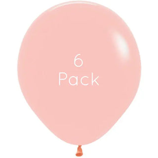 Sempertex | 45cm Pastel Matte Melon Giant Balloons | Peach Party Supplies NZ