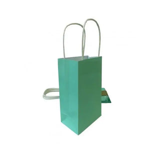 Pastel Mint Green Paper Party Bag | Mint Green Party Supplies NZ