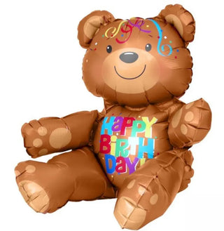 Anagram | Happy Birthday Bear Multi Foil Balloon | Kids' Birthday Parties