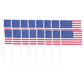 Patriotic American Flag Cupcake Toppers | 4th of July Party Supplies NZ