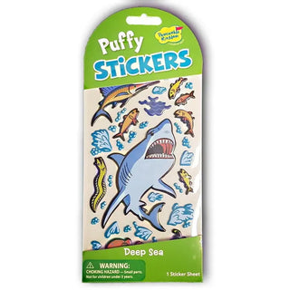 Peaceable Kingdom - Deep Sea Puffy Stickers | Under The Sea Party Theme & Supplies 