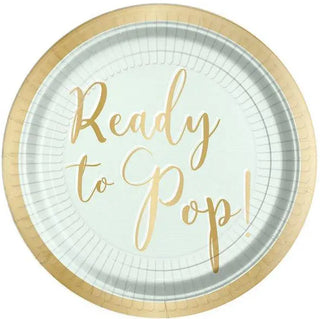 Ready to Pop Plates | Baby Shower Supplies NZ