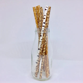 Jungle Animal Print Straws | Jungle Animal Party
