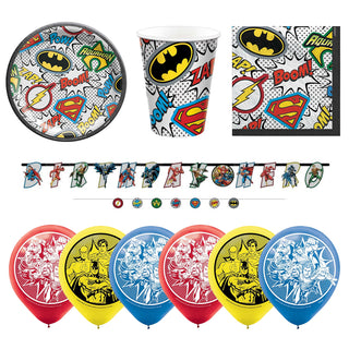 Justice League Party Essentials for 8 - SAVE 10%