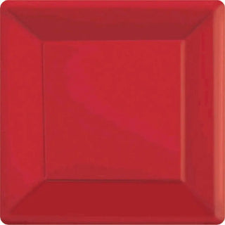 Red Square Plates | Red Party Supplies NZ