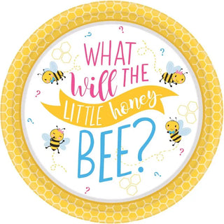 What Will It Bee Plates | Gender Reveal Party Supplies