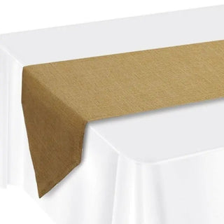 Faux Burlap Tablerunner | Farm Party Supplies