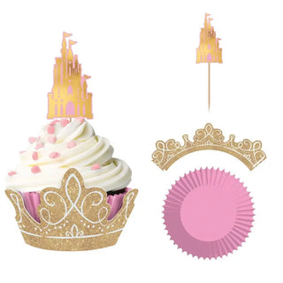 Disney Princess Glittered Cupcake Kit | Disney Princess Party Supplies NZ
