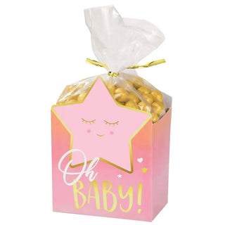 Oh Baby Girl Favour Box Kit | Girl Baby Shower Supplies NZ