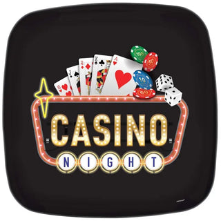 Casino plates | Casino party