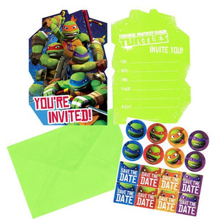 Teenage Mutant Ninja Turtles Party | Teenage Mutant Ninja Turtles Party Invitations | TMNT Party Supplies